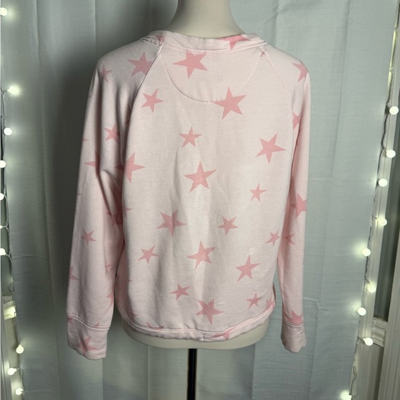 GAP Pink Relaxed Tie Front Sweatshirt - Picture 2 of 6